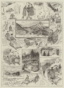 Hiver à Les Avants - Henry Edward Tidmarsh